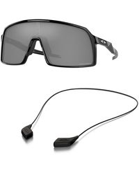 Oakley - Oo9406 Sunglasses Bundle: Oo 9406 Sutro 940601 Polished Black And Medium Black Leash Accessory Kit - Lyst