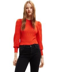 Desigual - Knit Sweat Long Sleeve - Lyst