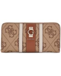 Guess - ERENIA SLG MEDIUM ZIP AROUND - Lyst