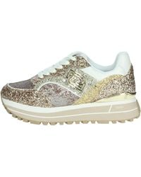 Liu Jo - Sneaker donna Liu-Jo Maxi Wonder 73 gold DS25LJ16 BA5015 TX007 40 - Lyst