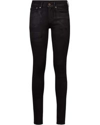 G-Star RAW - Jeans 3301 Mid Waist Skinny,black Radiant Cobler Restored B472-b997,27w / 32l - Lyst