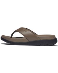 Fitflop - F-mode Go Mens Toe-post Sandals Pu, Markdown - Lyst