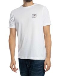 Tommy Hilfiger - T-Shirt ches Courtes Stack Tee avec Col Ras-du-Cou - Lyst