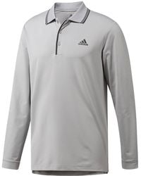 adidas - Ultimate Poloshirt Met Lange Mouwen Voor - Lyst