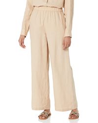 The Drop - Finley Relaxed Linen Pull-on Wide Leg Pant Hose - Lyst