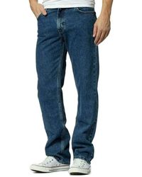 adidas - Aztec S Regular Fit Zip Fly Jeans – Heavy Duty 5 Pocket Waist 30 To 50 Inch Jeans Dark - Lyst