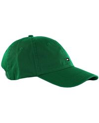 Tommy Hilfiger - Essential Flag Soft Cap Olympic Green - Lyst