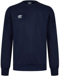 Umbro - S Classic Es Play Sweater Jumper Long Sleeve Top Dark Navy L - Lyst