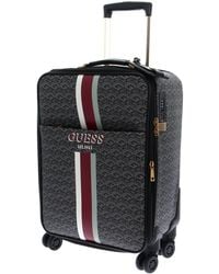 Guess - Trolley Vikky Travel G Cube S Spinner C6995983 Charcoal Logo - Lyst