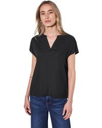 Street One - Bluse in Unifarbe - Lyst
