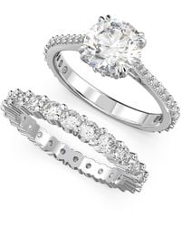 Swarovski - Juego de 2 Anillos constella - Lyst