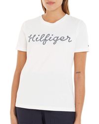 Tommy Hilfiger - Rope Puff Print Short-sleeve T-shirt Crew Neck - Lyst