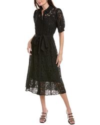 Anne Klein - Corded Lace Shirtdress - Lyst