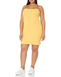 Tommy Hilfiger - Snap Front Bodycon Ribbed Tube Mini Dress - Lyst