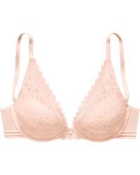 S.oliver - Push-Up-BH mit Spitze in Rose-Champagner - Lyst