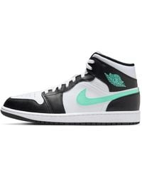 Nike - Jordan Air 1 Mid Shoes Black/fire Red-white Dq8426-060 - Lyst