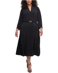 Tommy Hilfiger - Dress Plus Size,black,20w - Lyst