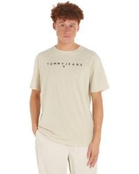 Tommy Hilfiger - Tjm Reg Linear Logo Tee Ext S/s T-shirts - Lyst