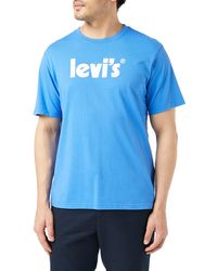 Levi's - Ss Relaxed Fit Tee T-Shirt Palace Blue - Lyst