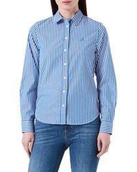 GANT - Reg Broadcloth Striped Shirt - Lyst