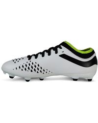 Umbro - S Vlct 4 Clb Fg Firm Ground Football Boots White/black/alime 12 - Lyst