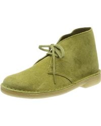clarks flat boots women