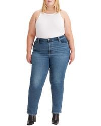 Levi's - Plus Size 724 High Rise Straight Jeans - Lyst