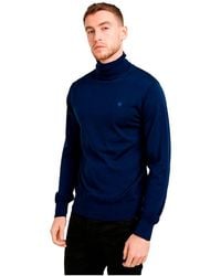 G-Star - G-Star Premium Core Turtle Knitted Sweater - Lyst