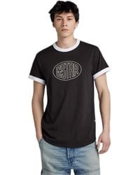 G-Star - Lash Graphic Ringer T-Shirt T-Shirts - Lyst