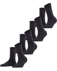 Esprit - Lot de 4 Paires de Chaussettes Solides en Coton uni - Lyst