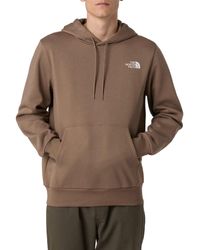 The North Face - Simple Dome Felpa con Cappuccio da Uomo Mocha Brown M - Lyst