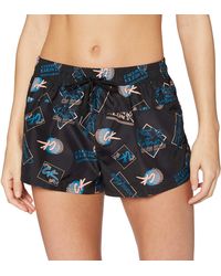 Calvin Klein Printed Short Pantaloni Pigiama - Nero