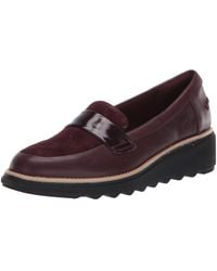 clarks loafers womens