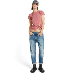 G-Star RAW - Regolare Knotted R T Wmn T-Shirt - Lyst
