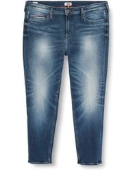 Tommy Hilfiger - Nora Mid Rise Skinny Ankle Qnscl Straight Jeans - Lyst