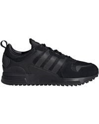adidas - Mens Zx 700 Hd Lace Up Sneakers Shoes Casual - Black, Black, 8 Uk - Lyst