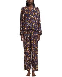 Esprit - Printed Woven Cve Pyjamas Pajama Set - Lyst