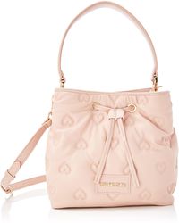 Love Moschino - Borsa Pu Embossed Cipria Umhngetasche - Lyst