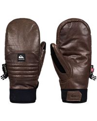 Quiksilver TEX® - Snowboard/Ski Mittens for - Braun