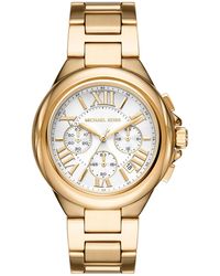 Michael Kors - Oro orologio cronografo da donna - Lyst