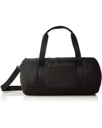 Calvin Klein Ck Code Barrel Weekender - Zwart