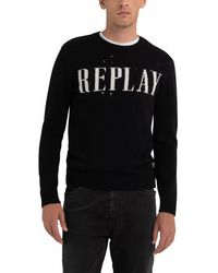 Replay - Pullover Aged Wollmix - Lyst