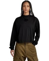 G-Star - G-Star Para Mujer Top Mock Graphic Loose - Lyst