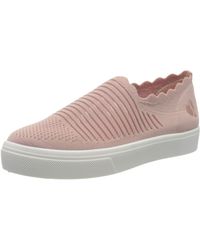 skechers poppy breezy street mesh slip on trainers
