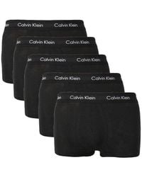 Calvin Klein - Pack de 5 Calzoncillos Bóxer para Hombre Algodón Elástico - Lyst