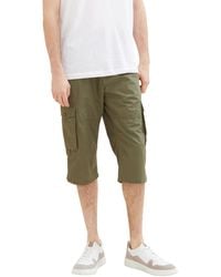 Tom Tailor - Relaxed Fit Overknee Cargo Shorts - Lyst