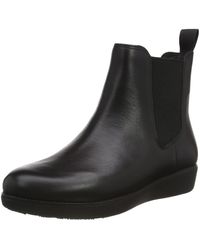 Fitflop - Sumi Waterproof Leather Chelsea Boot - Lyst