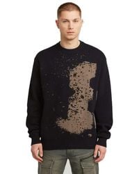G-Star - 8719965012981 Sprayed 89 gr Relaxed r Knit - Lyst