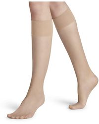FALKE - Pure Matt 20 Den W Kh Sheer Plain 1 Pair Knee-high Socks - Lyst