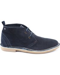 Ben Sherman - Suede S Logan Mod Boots - Casual Boots - Lace Up - Ben3225 - Tobacco - Size - Lyst